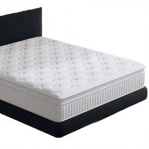 Surmatelas avec régulateur de température orthopédique et pour lit 190x140, mousse, housse amovible, noyau à ressorts ensachés 160x200 Euro Eulikak - Product Image 1