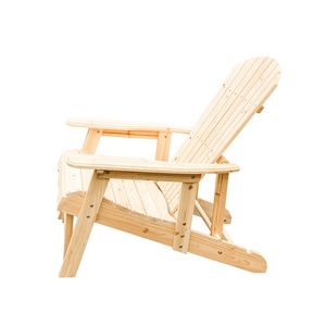 Nhà cung cấp Trung Quốc giá rẻ Patio vườn linh sam bằng gỗ adirondack ghế với pull out Ottoman - Product Image 3