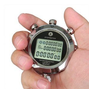 Cronómetro Ergonómico de Mano PS6100, Pantalla LCD Grande de 3 Líneas, Cronógrafo Electrónico Resistente al Agua para Entrenamiento y Coaching - Product Image 2