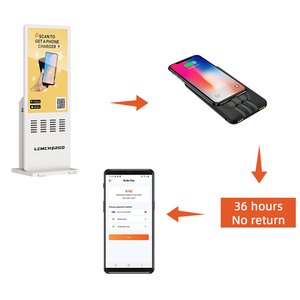 Trung tâm mua sắm công cộng điện thoại di động ngân hàng trạm kiosk quảng cáo hiển thị chia sẻ điện thoại sạc chia sẻ ngân hàng điện bán hàng tự động - Product Image 3