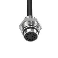 Conectores de Cable de Alimentación Hembra y Macho de la Serie 55 con Carcasa Metálica, Conector Eléctrico Subacuático Impermeable para Equipos Submarinos
