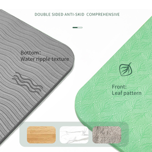 Eco Vriendelijke Dubbele Laag <span class=keywords><strong>Tpe</strong></span> <span class=keywords><strong>Yoga</strong></span> <span class=keywords><strong>Mat</strong></span> 6Mm Dikke Oefening Fitness <span class=keywords><strong>Mat</strong></span> Met Positie Lijn - Product Image 5
