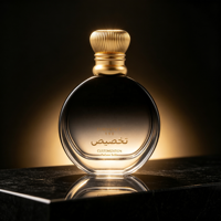 Botol Parfum Kosong Mewah Sederhana 30ml & 100ml dengan Pompa Semprot dan Kotak Bahan Kaca Sablon Termasuk