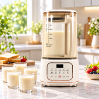 Multifunctionele sojamelkmaker, hete en koude blender, 1,5L glazen kan, kookmachine voor sojamelk, soep, pap en fruitdranken