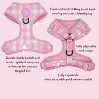 Harnais de créateur anti-traction et anti-étranglement pour chien, ensemble de colliers et laisses réglables pour animaux de compagnie, avec porte-sac à déjections personnalisé – Fabricants