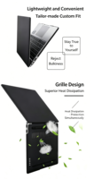 Étui de protection rigide pour ordinateur portable PC, fin et léger, bords arrondis, dissipation de la chaleur, conception antichoc pour MateBook 13-16 pouces