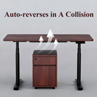 Base per Scrivania Regolabile in Altezza a Doppio Motore, Moderna e di Lusso, in Metallo, Silenziosa e Robusta, per Ufficio Domestico e Setup da Gaming