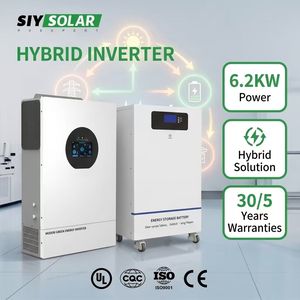 Sistema Ibrido di Energia Solare Scalabile da 6.2KW, Soluzione Modulare per Accumulo Energetico da 6200W, Fornitore B2B Professionale - Product Image 3