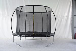 <span class=keywords><strong>Trampoline</strong></span> extérieur en PVC souple de 12 pieds avec filet de protection pour adultes et enfants, idéal pour le fitness - Product Image 3