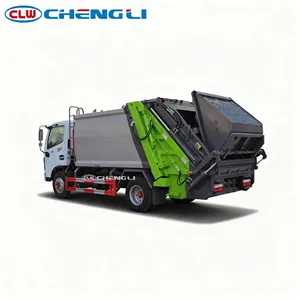Camión Compactador de Basura Dongfeng D6 4X2 Fácil de Operar, con Tolva Triangular y Tanque de Gran Capacidad de 6000L - Product Image 4