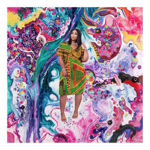 Digital Printing Pattern on Front African Casual Knee-Length <strong>Series</strong> Custom Women's Summer Dress Loose Shirt Dress with - Product Image 3