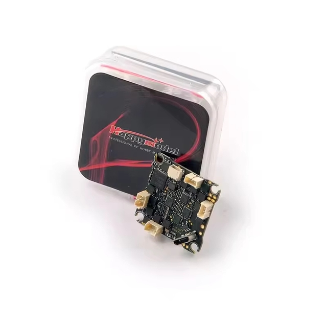 BSSY)HappyModel X12 ELRS Pro 5in1 AIO Flight Controller Built-in 2.4G V3.0 OPENVTX 400mW 1-2S LiPo 25.5Xmm For FPV Drones