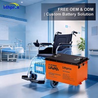 Batería de Scooter Eléctrico LiFePO4 de Grado A, 51.2V 200AH, Sin Mantenimiento, Alta Eficiencia, para Silla de Ruedas Ligera, CE UN38.3 MSDS