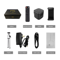 W80 — mini projecteur de film intelligent DLP, sans fil, bluetooth, pour home cinéma