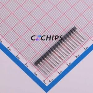 SS-118-T-1A Pin Socket Through hole Component (THT),P=2.54mm Connector 2.54mm Through Hole Single Row 18P - Product Image 2