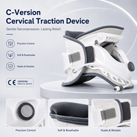 Appareil de traction cervicale électrique en plastique de qualité médicale BOAN, 6 chambres à air, soutien progressif, certifié CE, distributeur clinique