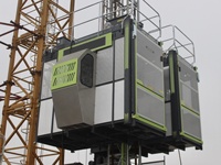 Ascenseur de construction de la machine SC200 de levage de grue jumelle de matériel de construction en Chine