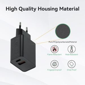<span class=keywords><strong>Cargador</strong></span> de Pared de Doble Puerto con Certificación CE ETL Merryking, <span class=keywords><strong>Cargador</strong></span> Rápido de 30 W, <span class=keywords><strong>Cargador</strong></span> USB Tipo C para <span class=keywords><strong>iPhone</strong></span> - Product Image 5