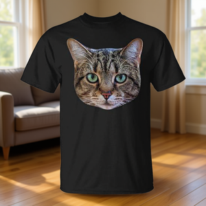 Camiseta para Amantes de Gatos Tabby Marrones, para Dueños de Gatos y Mamás, Ropa Promocional para Amantes de Gatos - Product Image 3