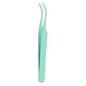 Pinzas de Acero Inoxidable para Pestañas Postizas [Adecuadas para Principiantes] con Punta Curva y Boca en Forma de Arco - Herramienta para Aplicar Perlas - Product Image 2