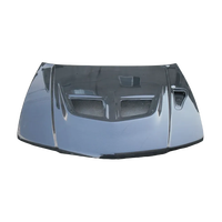 Wzleiyu Tuning Capot Moteur Style OE en Fibre de Carbone / Fibre de Verre (FRP) Amélioration Extérieure Compatible avec Evolution EVO 5 6 1998-2000
