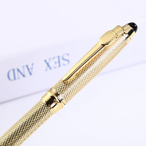 Penna a sfera in rame con Gel di metallo personalizzato in fabbrica regalo per ufficio uomo d'affari - Product Image 5