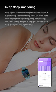 Reloj inteligente deportivo resistente <span class=keywords><strong>al</strong></span> agua IP68, dispositivo <span class=keywords><strong>con</strong></span> control del ritmo cardíaco, 2022 OEM - Product Image 6