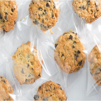 Sacs en cellophane transparents refermables en gros avec fermeture autocollante pour emballage cadeau, boulangerie, confiserie, maison et magasin