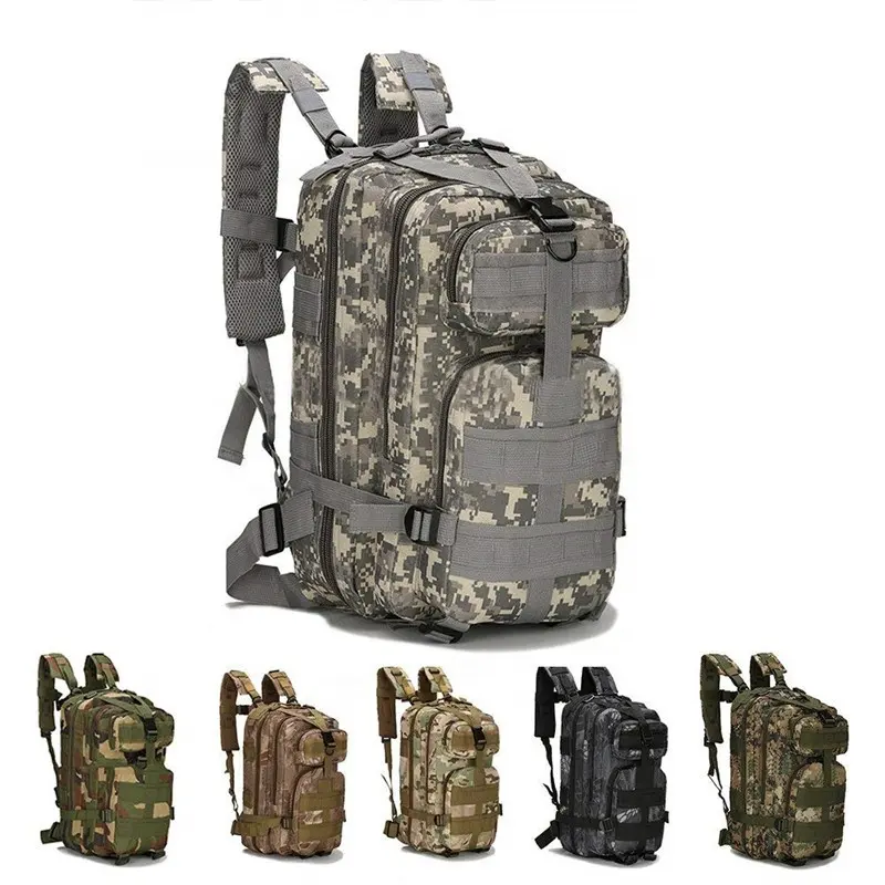Ücretsiz örnek fabrika askeri tarzı dizüstü sırt çantası dağ sırt çantası avcılık askeri 3p taktik sırt çantası