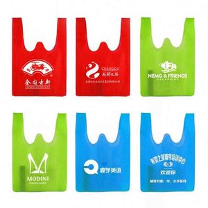 ถุงช้อปปิ้งแบบมีหูหิ้วลายการ์ตูนรักษ์โลกแบบขายส่ง - Product Image 6