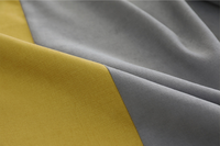 Rideaux à œillets prêts à poser, couleur unie, tissu en velours, occultant, haute occultation, 100% polyester, rideaux en gros, cantonnières
