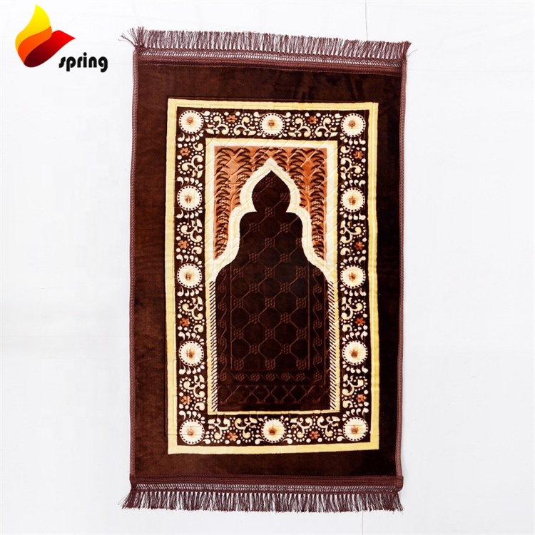 Sales in Top 50 Wrinkle Resistant Antislip Polyester Surface Prayer Mat