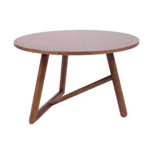 מודרני מיוחד אפר טבעי סט רהיטי עץ שולחן עץ מלא אפר שולחן אוכל עגול