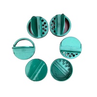 Pot en plastique transparent avec couvercles fonctionnels pour types d'épices et de matériaux aromatisants-Service de conception de bouteilles
