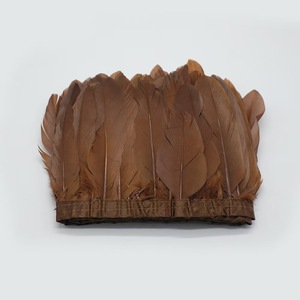 Frange en plumes d'oie en gros, 2 mètres, pour robe, jupe, tissu, ailes d'<span class=keywords><strong>ange</strong></span>, coiffure de carnaval, vêtements décoratifs - Product Image 2