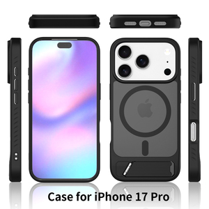Funda Magnética Resistente para iPhone 17 Pro Max/17Air/17 con Soporte, Cubierta Delgada de TPU+PC con Soporte Ajustable, Compatible con Carga Inalámbrica - Product Image 2