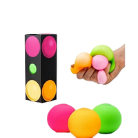 Nouveaux jouets pour enfants, balle anti-stress rebondissante de 3,5 cm, jouets extensibles et moelleux pour soulager le stress, balle sensorielle moelleuse pour enfants et adultes