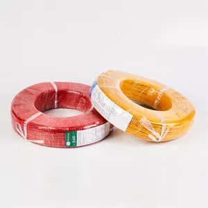 PVC electronic wire manufacturer to supply 1007 # 18 awg 0.75 square yellow green double color insulated wires