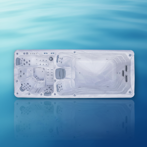 Tinas de <span class=keywords><strong>spa</strong></span> para nadar Jardín al aire libre Bañera de hidromasaje Zonas duales sin fin <span class=keywords><strong>Piscina</strong></span> de hidromasaje para <span class=keywords><strong>ocio</strong></span> y recreación Bañera de 5,8 M - Product Image 1