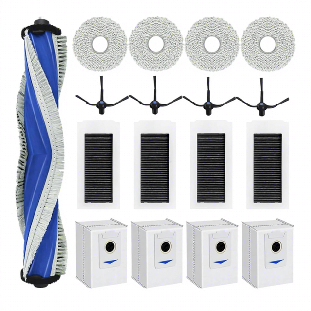 Robot Vacuum Cleaner Kit for ECO VACS DEEBOT X5 Main Side Brush HEPA Filter Mop Bag Replacement Part Battery Electric Car