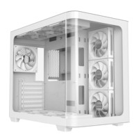 Nouveautés d'usine Boîtier de PC de jeu en verre trempé incurvé Boîtier d'ordinateur pour joueur Qualité fiable Grand boîtier de jeu en cube