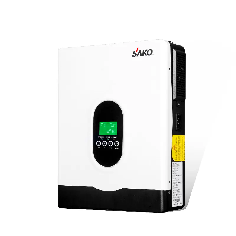 Sako Custom E-Sun 3 Kv 3000 Watt Énergie hors réseau 3 Kva 24 V Pv Dc Ac 24 Volt 220V 3 Kva Mppt 3000 W Onduleur solaire hybride 3Kw