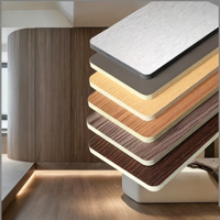 Panneaux muraux en bois de charbon de bambou, panneaux de revêtement mural intérieur en PVC, panneaux muraux co-extrudés, panneaux muraux en fibre de bambou pour hôtel