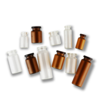 Penjualan Panas Botol Kosmetik Kaca Mini 10ml Siap Kirim Dikemas dalam Karton