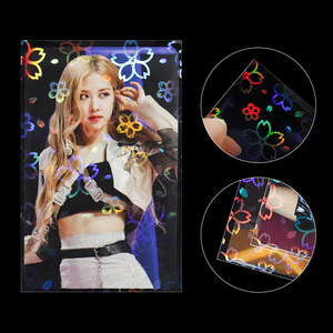 Nuovo!!! Golden Flower 5000 pezzi ologramma KPOP maniche per carte fotografiche, maniche olografiche per schede PC LOMO - Product Image 5