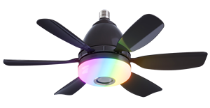 Control remoto de luz de ventilador de alta calidad 3CCT atenuación 3 velocidades de sincronización cuchillas coloridas con RGB CE RoHS UL FCC DOE CEC PSE TEMI RED - Product Image 4