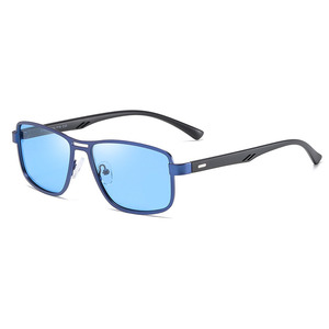 Nouvelles lunettes de soleil carrées de luxe pour hommes Vintage conduite lunettes de soleil nuances rétro <span class=keywords><strong>2023</strong></span> - Product Image 4