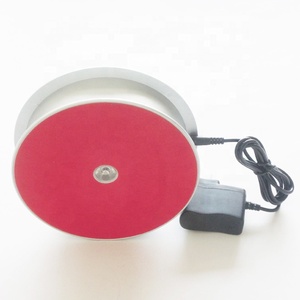 Витрина для поворотного механизма переменного тока | Вращающаяся витрина на батарейках | Диаметр пластины 20 см | Вес нагрузки 2 кг - Product Image 5