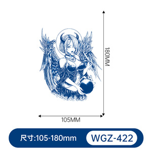 Pegatina de Tatuaje Semipermanente de Anime Personalizada, Papel Impermeable para Arte Corporal en Brazos, Duración de 15 Días - Product Image 6