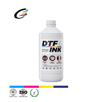 Supplier Konsumsi DTF Berbasis Air FCOLOR 1000ML, Tinta DTF CMYKW 6 Warna, Tinta Putih DTF untuk Printer Epson XP600 I3200